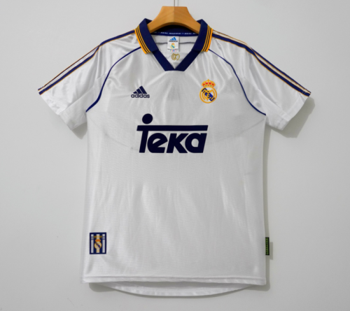 1998 Real Madrid Home Retro Cheap Soccer Jerseys