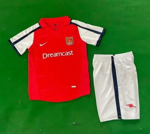 01-02 Arsenal Home Kids Cheap Soccer Jerseys