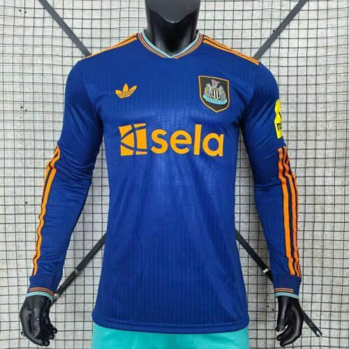 25-26 Newcastle United Third Long Sleeves Player Version Cheap Soccer Jerseys