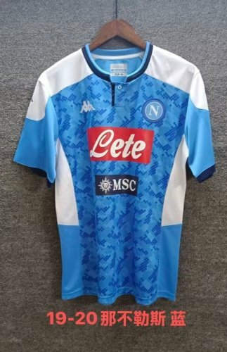 19-20 Napoli Home Retro Cheap Soccer Jerseys