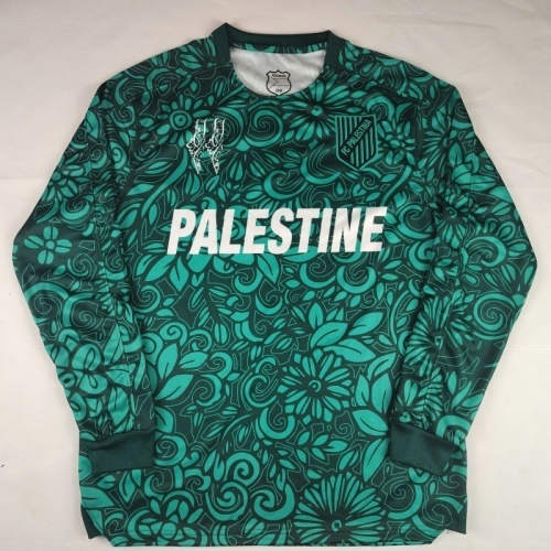 2025 Palestine Special Long Sleeve Cheap Soccer Jerseys
