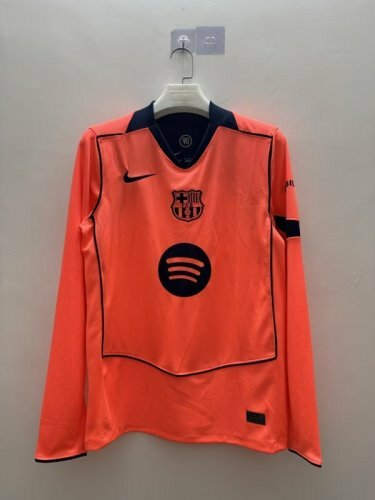 25-26 Barcelona Third Long Sleeve Cheap Soccer Jerseys
