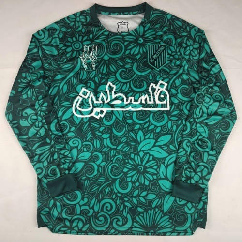 2025 Palestine Special Long Sleeve Cheap Soccer Jerseys