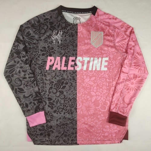 2025 Palestine Special Long Sleeve Cheap Soccer Jerseys