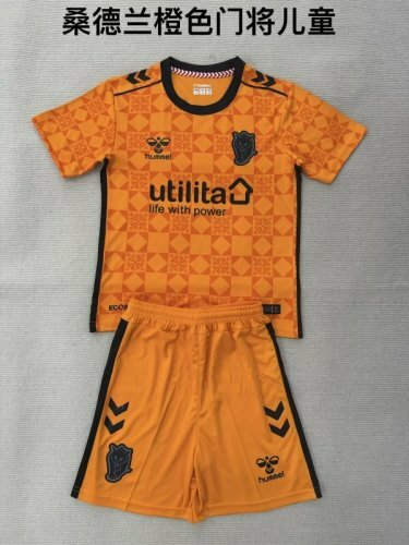 25-26 Sunderland Goalkeeper Kids Cheap Soccer Jerseys