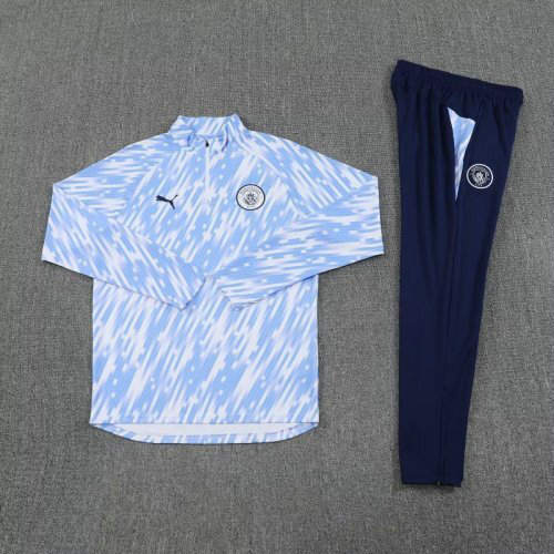 25-26 Manchester City Long sleeves Training Soccer Suit