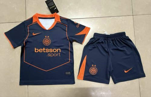 25-26 Inter Milan Third Kids Cheap Soccer Jerseys