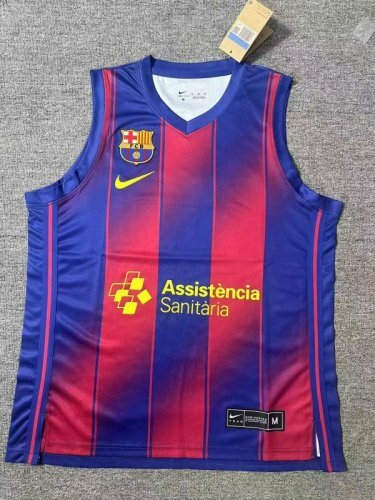 25-26 Barcelona Home Training Soccer Vest