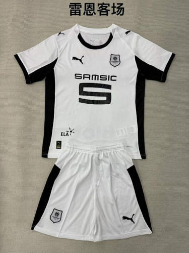 25-26 Rennais Away Cheap Soccer Jerseys 