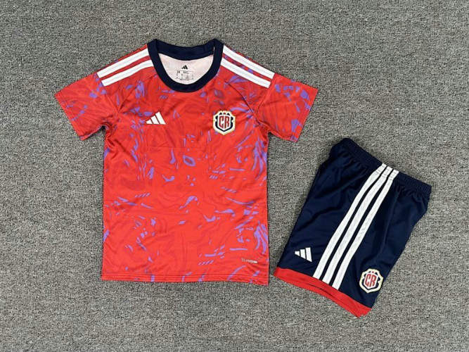 26-27 Costa Rica Home Kids Cheap Soccer Jerseys