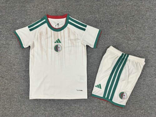25-26 Algeria Home Kids Cheap Soccer Jerseys