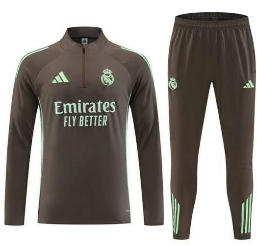 25-26 Real Madrid Kids Long Sleeve tracksuit