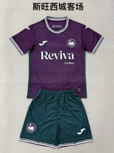 25-26 Swansea City Away Cheap Soccer Jerseys