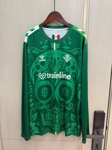 25-26 Real Betis Long Sleeve Cheap Soccer Jerseys