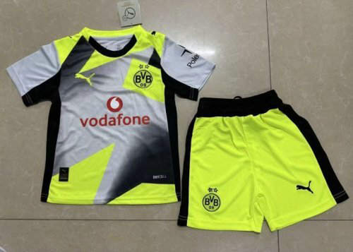 25-26 Dortmund Third Kids Cheap Soccer Jerseys