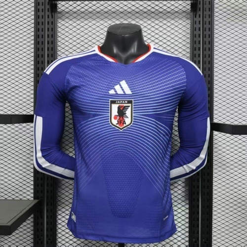 2026 Japan Home Long Sleeve Cheap Soccer Jerseys