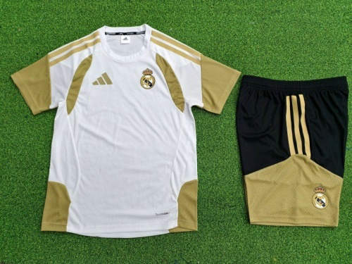 25-26 Real Madrid training player short sleeve kit