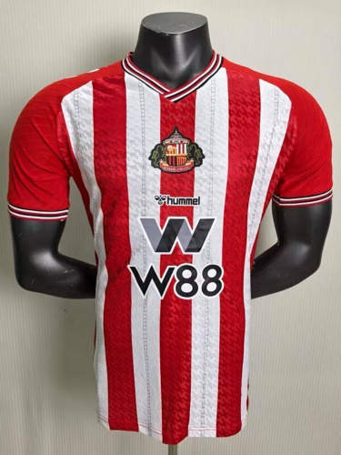 25-26 Sunderland Home Player Version Cheap Soccer Jerseys
