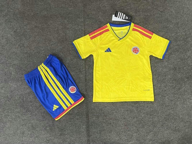 26-27 Colombia Home Kids Cheap Soccer Jerseys