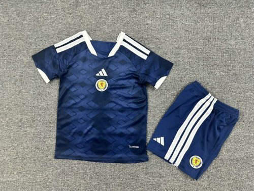26-27 Scotland Home Kids Cheap Soccer Jerseys