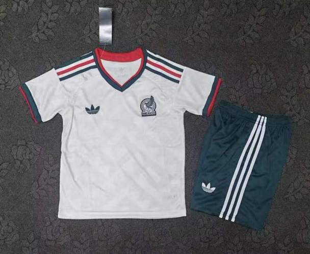 2026 Mexico Away Kids Cheap Soccer Jerseys