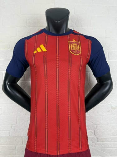 2026 Spain Home Player Version Cheap Soccer Jerseys 