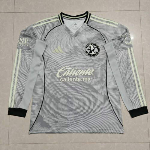 25-26 Club America Third Long Sleeve Cheap Soccer Jerseys