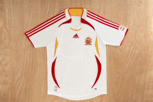 2006 Spain Away Retro Cheap Soccer Jerseys 