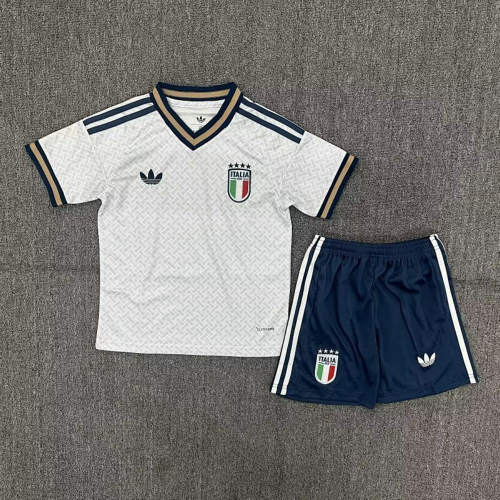26-27 Italy Away Kids Cheap Soccer Jerseys
