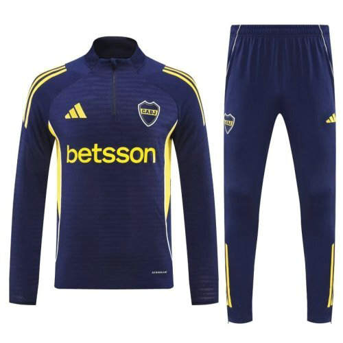 25-26 Boca Juniors Long sleeves Training Soccer Suit