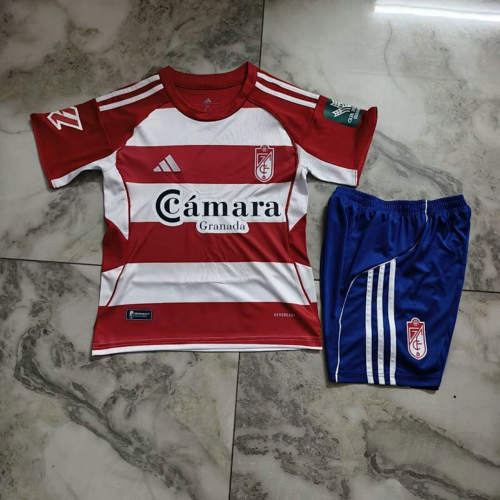 25-26 Granada Home Kids Cheap Soccer Jerseys