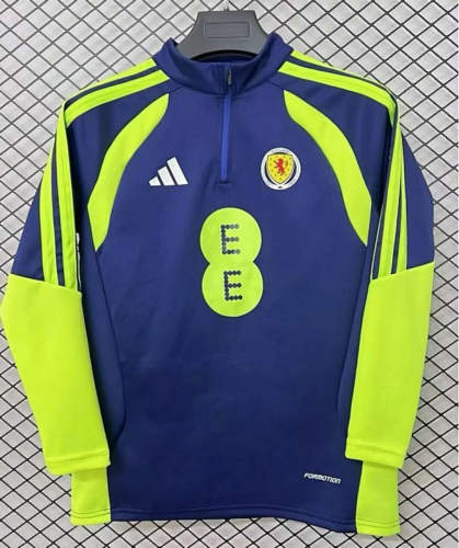 26-27 Scotland Long Sleeve Cheap Soccer Jerseys