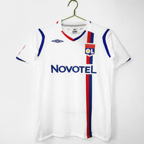 08-09 Lyon Home Retro Cheap Soccer Jerseys 