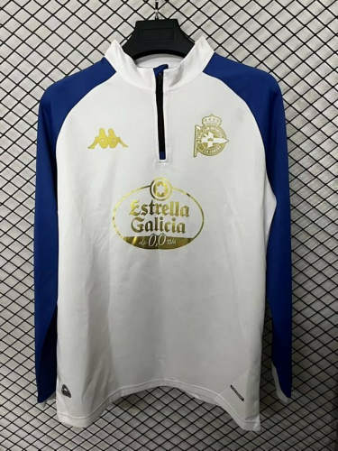 25-26 Deportivo La Coruna Long Sleeve Cheap Soccer Jerseys