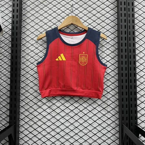 2026 Spain Home Women Cheap Soccer Jerseys 