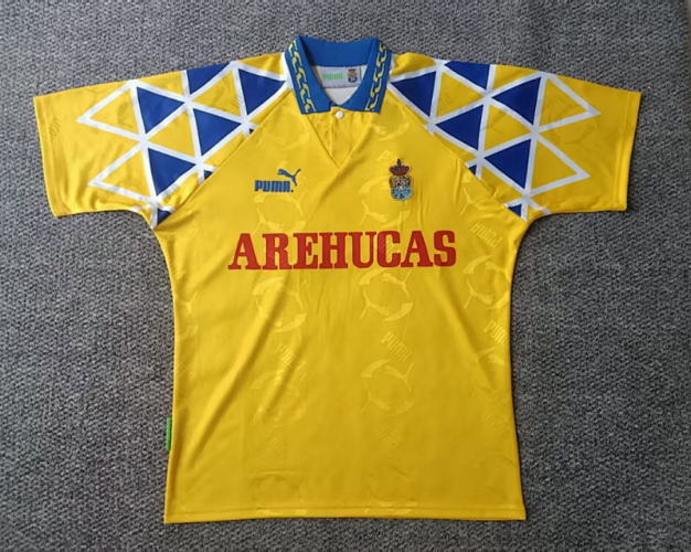 95-96 Las Palmas Home Retro Cheap Soccer Jerseys