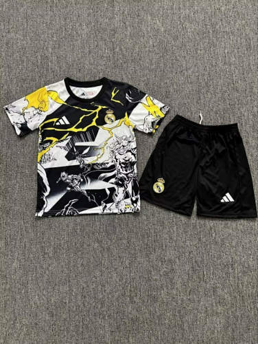 25-26 Real Madrid Kids Cheap Soccer Jerseys 
