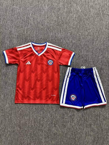 26-27 Chile Home Kids Cheap Soccer Jerseys