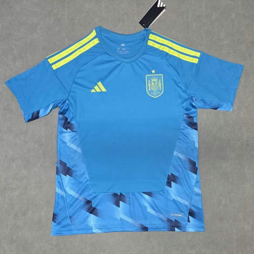 26-27 Spain Goalkeeper Cheap Soccer Jerseys 