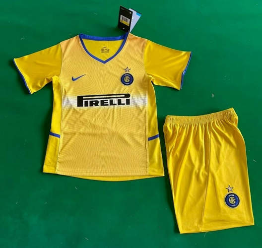 02-03 Inter Milan Third Kids Cheap Soccer Jerseys