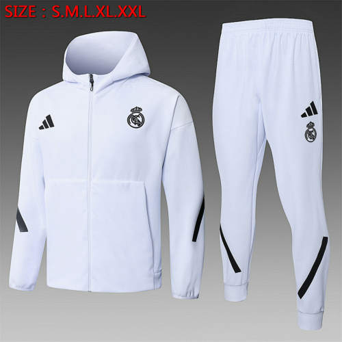 25-26 Real Madrid Hoodies Jackets