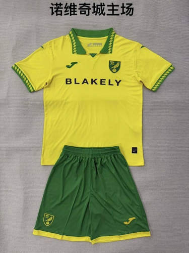 25-26 Norwich City Home Cheap Soccer Jerseys 