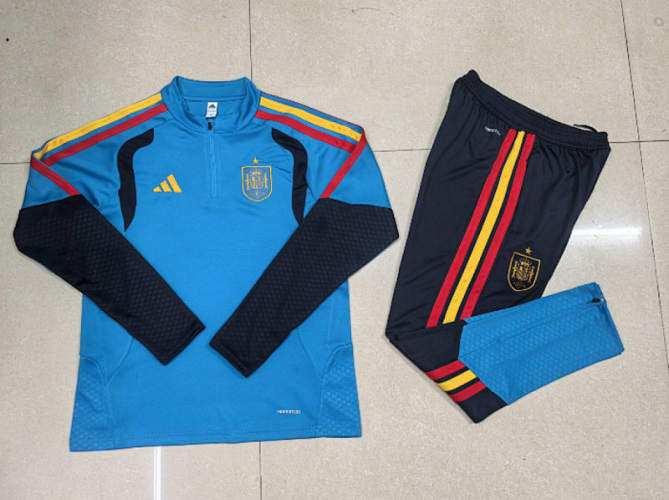 25-26 Spain Long sleeves Training Soccer Suit