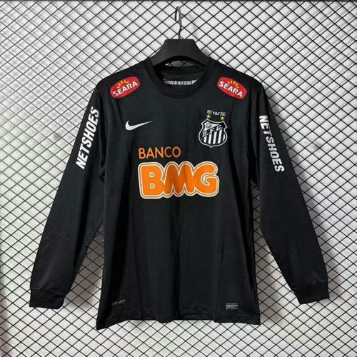 12-13 Santos Away Long Sleeves Retro Cheap Soccer Jerseys