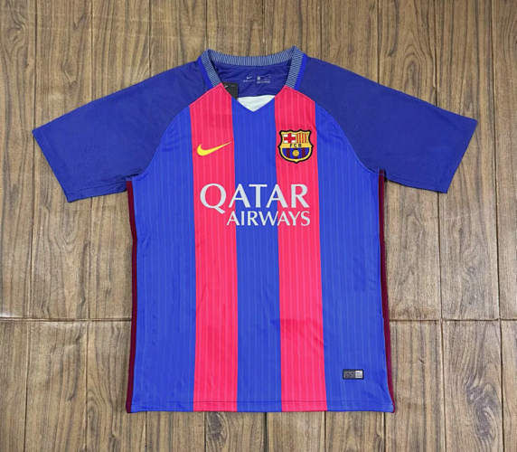 16-17 Barcelona Home Retro Cheap Soccer Jerseys 