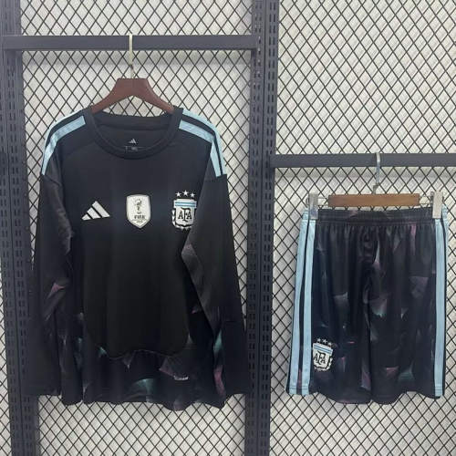 25-26 Argentina Goalkeeper Long Sleeve Cheap Soccer Jerseys