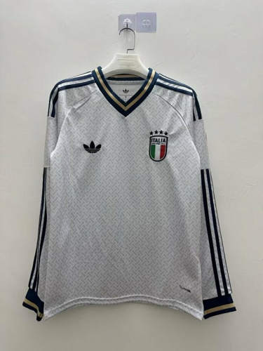 26-27 Italy Away Long Sleeve Cheap Soccer Jerseys