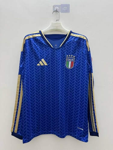 26-27 Italy Home Long Sleeve Cheap Soccer Jerseys