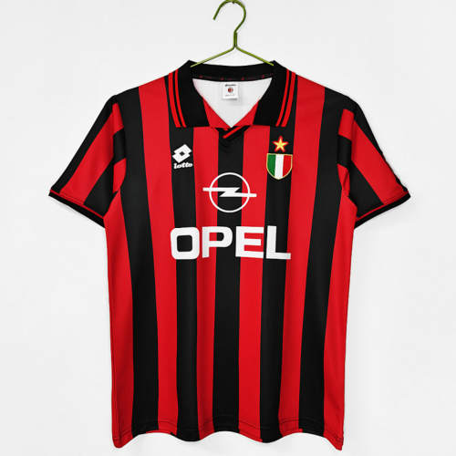 96-97 AC Milan Home Retro Cheap Soccer Jerseys
