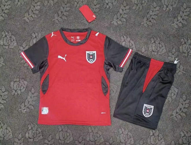 26-27 Austria Home Kids Cheap Soccer Jerseys